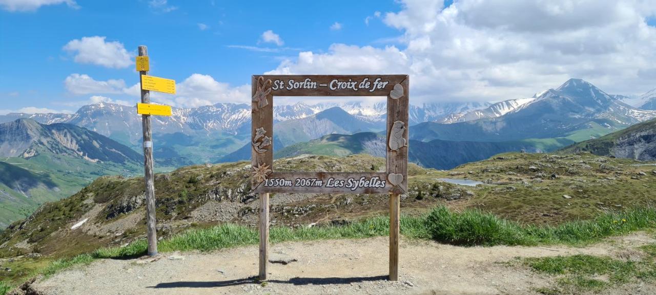 Agreable Appartement De 6 Pers Au Pieds Des Pistes ,Wifi Gratuit A Saint-Sorlin-D'Arves Labelise 3 Etoiles Au Gite De France Eksteriør bilde